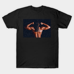 Masculine Melanin (Black Bodybuilder) T-Shirt